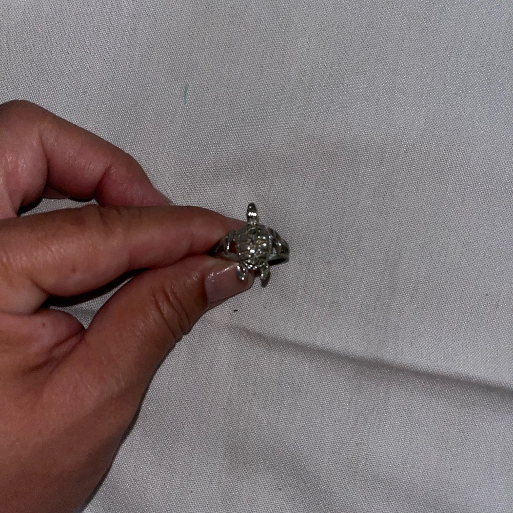 Silver Turtle Ring - Picture 3 of 3